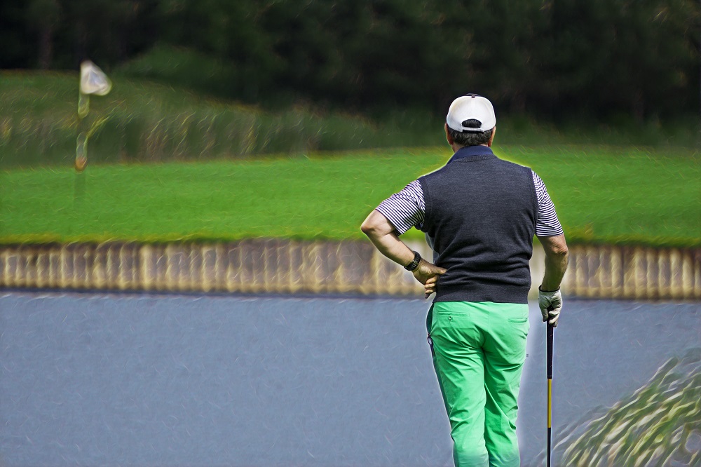 Golfer denkt na over strategie